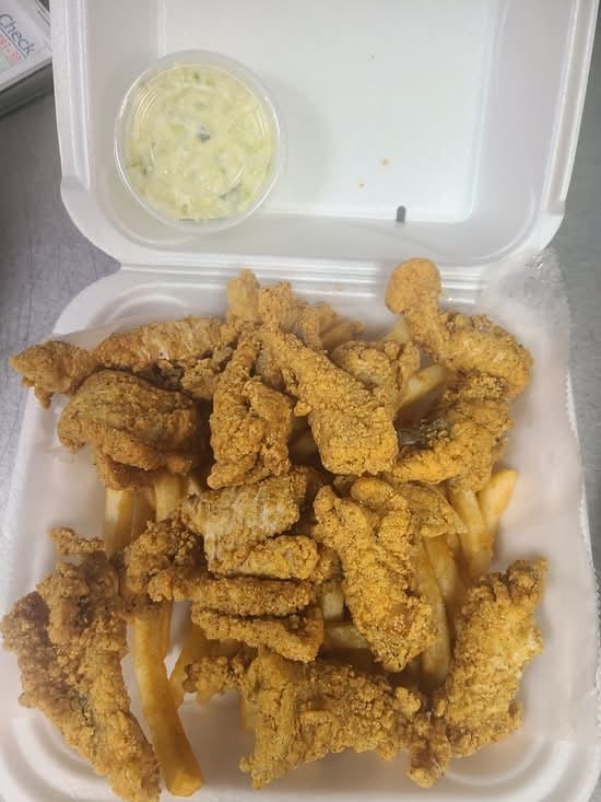 1 Lb Catfish Nuggets.